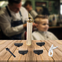 Men's Hair Trimmer & Beard Clipper with 4 Adjustable Blades & Cleaning Brush, Hair accessories - Goyaldeal.com