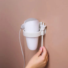 Wall Mount Hair Dryer Holder with Suction Cup, Plastic Wall Bracket for Bathroom, Beauty Salon / Home Use Self Adhesive Hair Dryer Stand Rack (1 Pc) - Goyaldeal.com