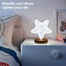 Star Crystal Diamond Touch Lamp – USB Rechargeable, 3-Way Dimmable - Goyaldeal.com