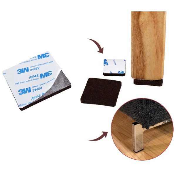 Furniture Pad Square Felt Pads Floor Protector Pad For Home & All Furniture Use - Goyaldeal.com