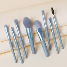 8-Piece Mini Makeup Brush Kit – Portable Premium Synthetic Set with Case (Mix Colors) - Goyaldeal.com