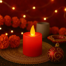 Electrical Candles Diya LED Tea Light (1 Pc / Red)
