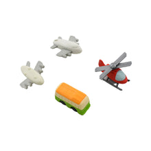 Vehicle Pattern Eraser School Stationery Use Eraser (4 Pc Set) - Goyaldeal.com