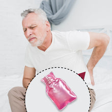 Simple Pink small Hot Water Bag with Cover for Pain Relief, Neck, Shoulder Pain and Hand, Feet Warmer, Menstrual Cramps. - Goyaldeal.com