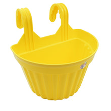 Multicolor Hanging Plastic Planters Orchid Relling , For Plantation, Planters for Balcony and Home Gardening, Indoor, Outdoor (1 Pc ) - Goyaldeal.com