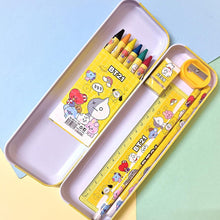 Stationery Kit for Kids - Metal Pencil Box, Sharpener, Pencil & Eraser (12 Pc Set) - Goyaldeal.com