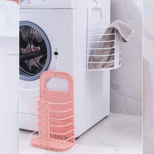 Wall Hanging Laundry Basket Clothes Hanger Dirty Hamper Clothes Storage Hook Clothes Rails for Laundry Washing Machine Bathroom Kids Dirty Clothes Storage Hanger (1 Pc) - Goyaldeal.com