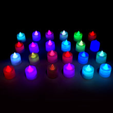 Multicolor LED Tealights Candles (24 Pack): Festive Decorations - Goyaldeal.com