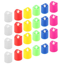 Festive Lighting for Any Occasion: 24 Pack LED Tealight Candles (Multicolor) - Goyaldeal.com