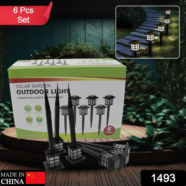 Big Solar Outdoor Lights, 6 Pack Waterproof Solar Pathway Lights, 10 Hrs Long-Lasting LED Landscape Lighting Solar Garden Lights, Solar Lights for Walkway Path Driveway Patio Yard & Lawn (6 Pc Set) - Goyaldeal.com