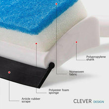 2-in-1 Glass Wiper & Brush – Double-Sided Cleaner for Mirrors, Tiles & Windows - Goyaldeal.com