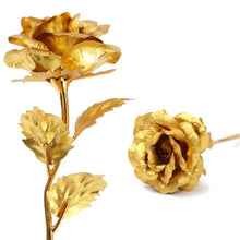 Luxury Decorative Gold Plated Artificial Golden Rose with Premium Box - Goyaldeal.com