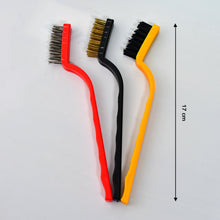 3-Piece Mini Wire Brush Set: Tackle Tough Cleaning Jobs (Multi-Material) - Goyaldeal.com