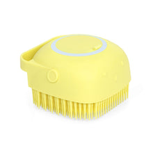 Silicone Massage Bath Body Brush Soft Bristle With Shampoo Dispenser - Goyaldeal.com