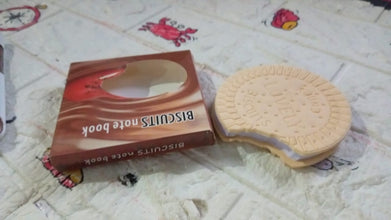 Round Biscuit-Scented Notebook – Fun Writing Copybook (1 Pc) - Goyaldeal.com