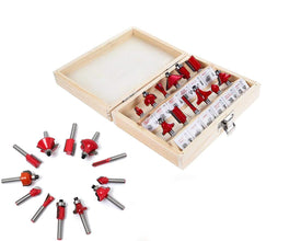 12 / 15pcs Milling Cutter Router Bit Set - Goyaldeal.com
