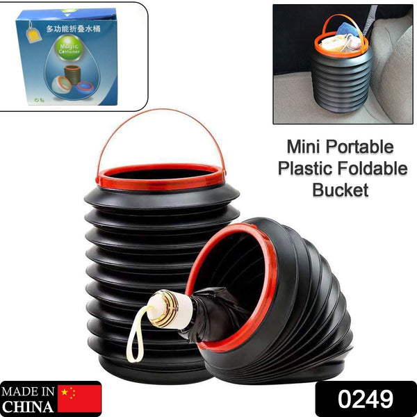 Foldable Storage Bucket , Water Container & Dustbin Multiuse Bucket For Home , Car & Kitchen Use Bucket - Goyaldeal.com