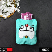 Doremon Cartoon Small Hot Water Bag with Cover for Pain Relief - Goyaldeal.com