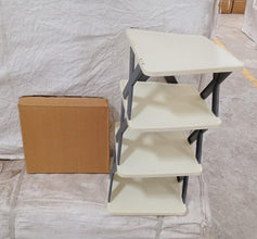 4 LAYER SHOES STAND, SHOE TOWER RACK SUIT FOR SMALL SPACES, CLOSET, SMALL ENTRYWAY, EASY ASSEMBLY AND STABLE IN STRUCTURE, CORNER STORAGE CABINET FOR SAVING SPACE - Goyaldeal.com