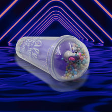 Design Printed Sipper Bottle With Toy, LED Glow Light, Double Wall Sipper Glass Water Bottle , Sipper Bottle With Straw For Girls And Kids for Boys and Girls School/Tuition/Gym (Pack of 1) - Goyaldeal.com