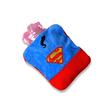 Superman Print Small Hot Water Bag with Cover for Pain Relief - Goyaldeal.com