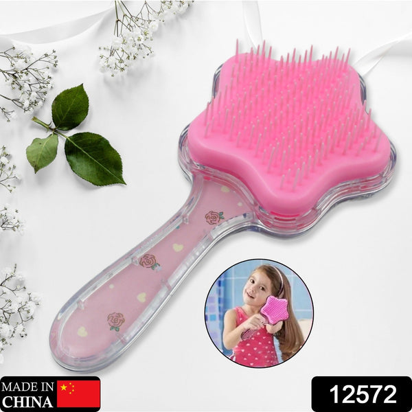 Cartoon Hair Brush Massage Shower Comb Blur Wet Salon Hair Brushes Hair Styling Tools, Glitter Comb, Soft & Smooth Brush, Mermaid Brush For Kids Return Gifts For Kids (1 Pc ), Hair accessories - Goyaldeal.com