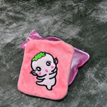 Pink Cartoon Small Hot Water Bag with Cover for Pain Relief - Goyaldeal.com