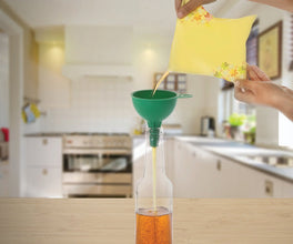 Food-Grade Silicone Funnel: Safe & Easy Transfer for Liquids & Grains (1 Pc) - Goyaldeal.com