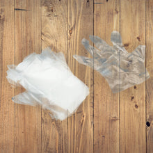 Large Disposable Gloves (100 Pcs): Clear Plastic, Multipurpose - Goyaldeal.com