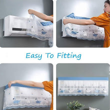 Folding Split AC Dust Cover – Washable, Dustproof (1 Pc, approx 1 Ton) - Goyaldeal.com