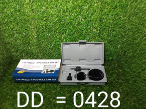 Wood Hole Saw Cutting Set (11 pcs, 19-64mm, Multicolour) - Goyaldeal.com