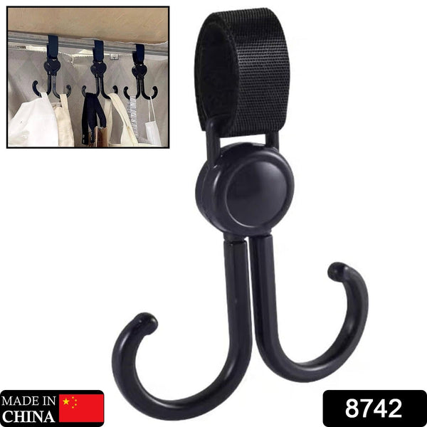 360° Rotating Multi-Purpose Baby Carriage Hook – For Strollers, Cars & More (1 Pc) - Goyaldeal.com