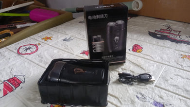 Men's Electric Shaver with Double Floating Heads Rechargeable | Portable, Cordless, Travel Electric for Men | USB Rechargeable Shaver | Water Resistant | Flexible Floating Shaving Heads - Goyaldeal.com