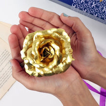 Luxury Decorative Gold Plated Artificial Golden Rose with Premium Box - Goyaldeal.com