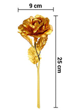 Luxury Decorative Gold Plated Artificial Golden Rose with Premium Box - Goyaldeal.com