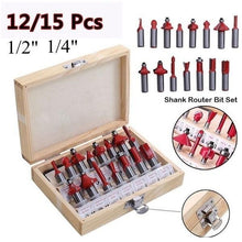 12 / 15pcs Milling Cutter Router Bit Set - Goyaldeal.com