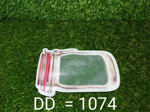 Reusable Airtight Seal Plastic Food Storage Mason Jar Zipper (500ml) - Goyaldeal.com