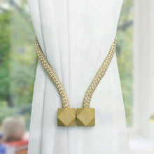 Non-Magnetic Curtain Tiebacks: Decorative Pearl Design (2 Pc, (Without Magnet Buckle) - Goyaldeal.com