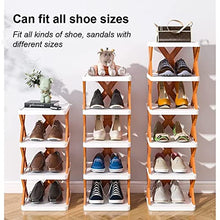 4 LAYER SHOES STAND, SHOE TOWER RACK SUIT FOR SMALL SPACES, CLOSET, SMALL ENTRYWAY, EASY ASSEMBLY AND STABLE IN STRUCTURE, CORNER STORAGE CABINET FOR SAVING SPACE - Goyaldeal.com