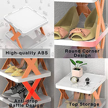 4 LAYER SHOES STAND, SHOE TOWER RACK SUIT FOR SMALL SPACES, CLOSET, SMALL ENTRYWAY, EASY ASSEMBLY AND STABLE IN STRUCTURE, CORNER STORAGE CABINET FOR SAVING SPACE - Goyaldeal.com