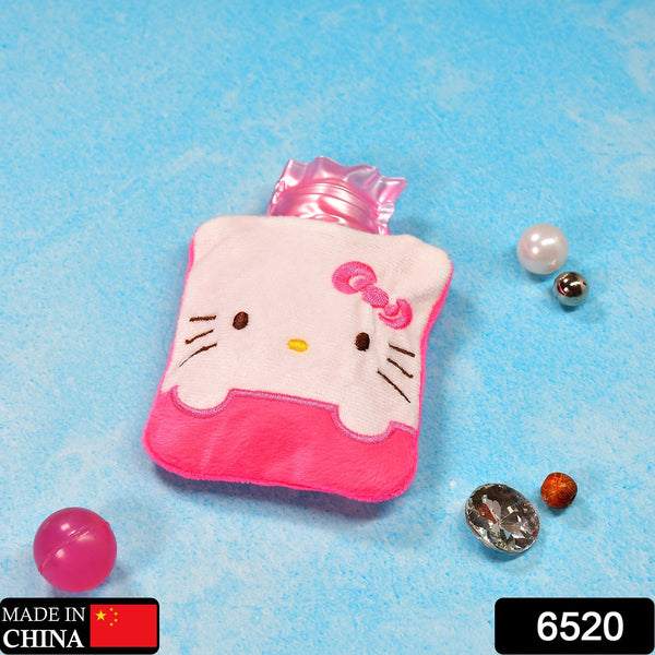 Pink Hello Kitty Small Hot Water Bag with Cover for Pain Relief - Goyaldeal.com