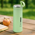 outdoor sport water bottle 400ml leak proof BPA-free for travel cold and hot water glass water bottle with daily water intake for gym and children (MOQ :-50 pc) - Goyaldeal.com