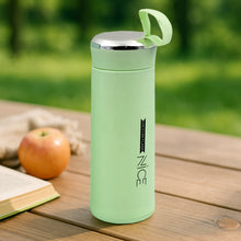 outdoor sport water bottle 400ml leak proof BPA-free for travel cold and hot water glass water bottle with daily water intake for gym and children (MOQ :-50 pc) - Goyaldeal.com