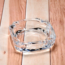Glass Brunswick Crystal Quality Cigar Cigarette Ashtray Round Tabletop for Home Office Indoor Outdoor Home Decor - Goyaldeal.com