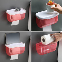 2-in-1 Bathroom Tissue Dispenser & Phone Holder (Self-Adhesive, Waterproof) - Goyaldeal.com