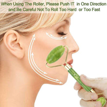 Jade Roller & Gua Sha Set – Natural Face Massager for Anti-Aging, Glowing Skin & Face Shaping (1 Pc) - Goyaldeal.com