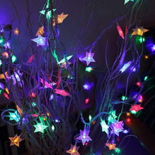 28 LED / Star 3.9 Meter Star Shape Led Light Battery Operated with Flashing Modes for Home Decoration, Kids Room, Waterproof Diwali & Wedding LED Christmas Light Indoor and Outdoor Light ,Festival Decoration (Multicolor Battery Not Included 3.9Mtr) - Goyaldeal.com