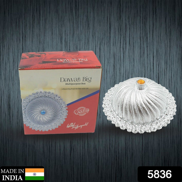 Multipurpose Dry Fruit Box with Lid – Mukhvas Storage & Serving Box – Stylish Kitchen Storage Container (1 Pc) - Goyaldeal.com