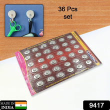 Multipurpose Small Stainless Steel Wall Hanging Hook 36 pc - Goyaldeal.com