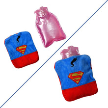 Superman Print Small Hot Water Bag with Cover for Pain Relief - Goyaldeal.com